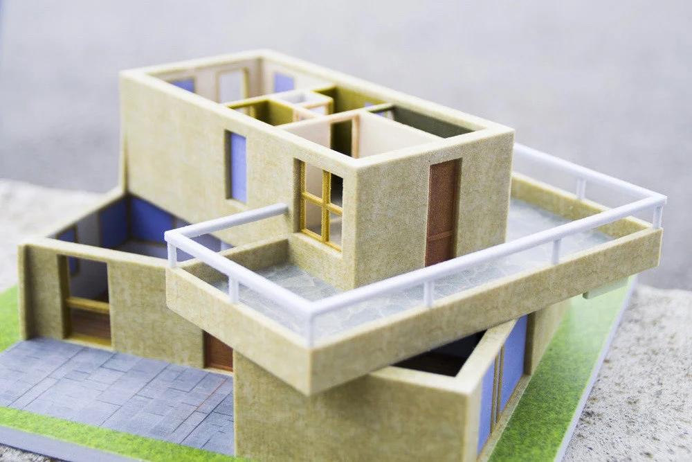 Full-colour 3D printed architectural scale model